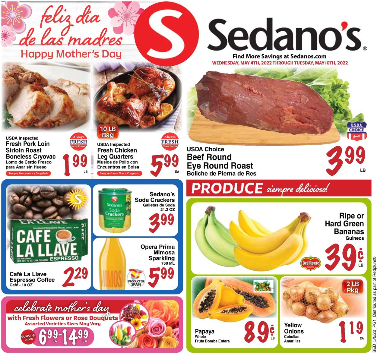 Catalogue Sedano's from 05/04/2022