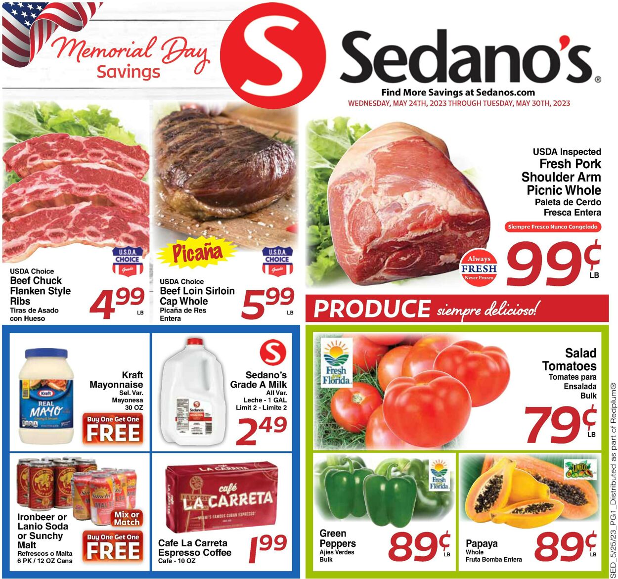 Catalogue Sedano's from 05/24/2023