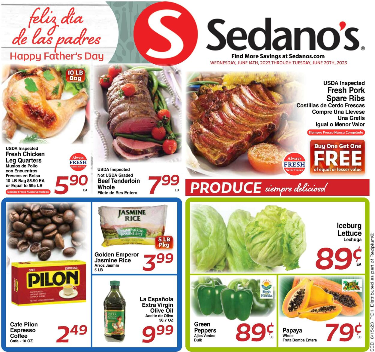 Catalogue Sedano's from 06/14/2023