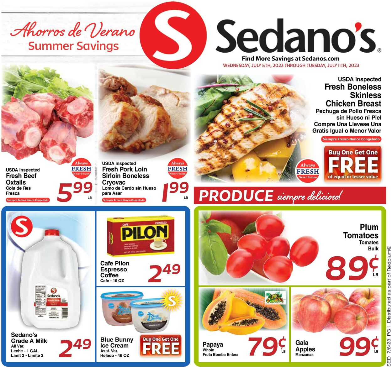Catalogue Sedano's from 07/05/2023