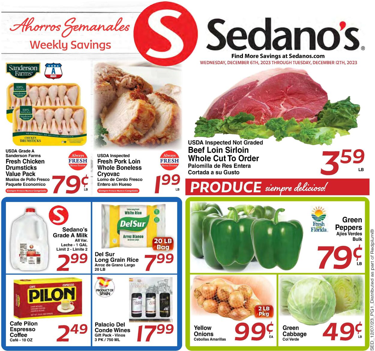 Catalogue Sedano's from 12/06/2023