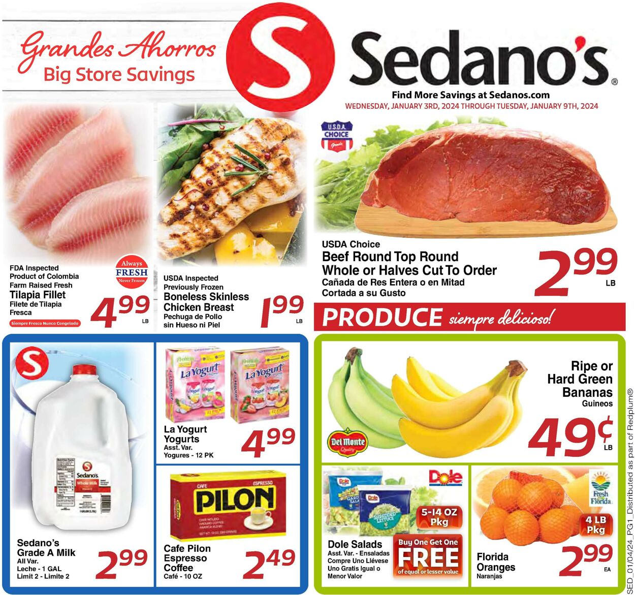 Catalogue Sedano's from 01/03/2024