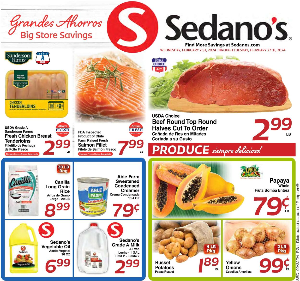 Catalogue Sedano's from 02/21/2024