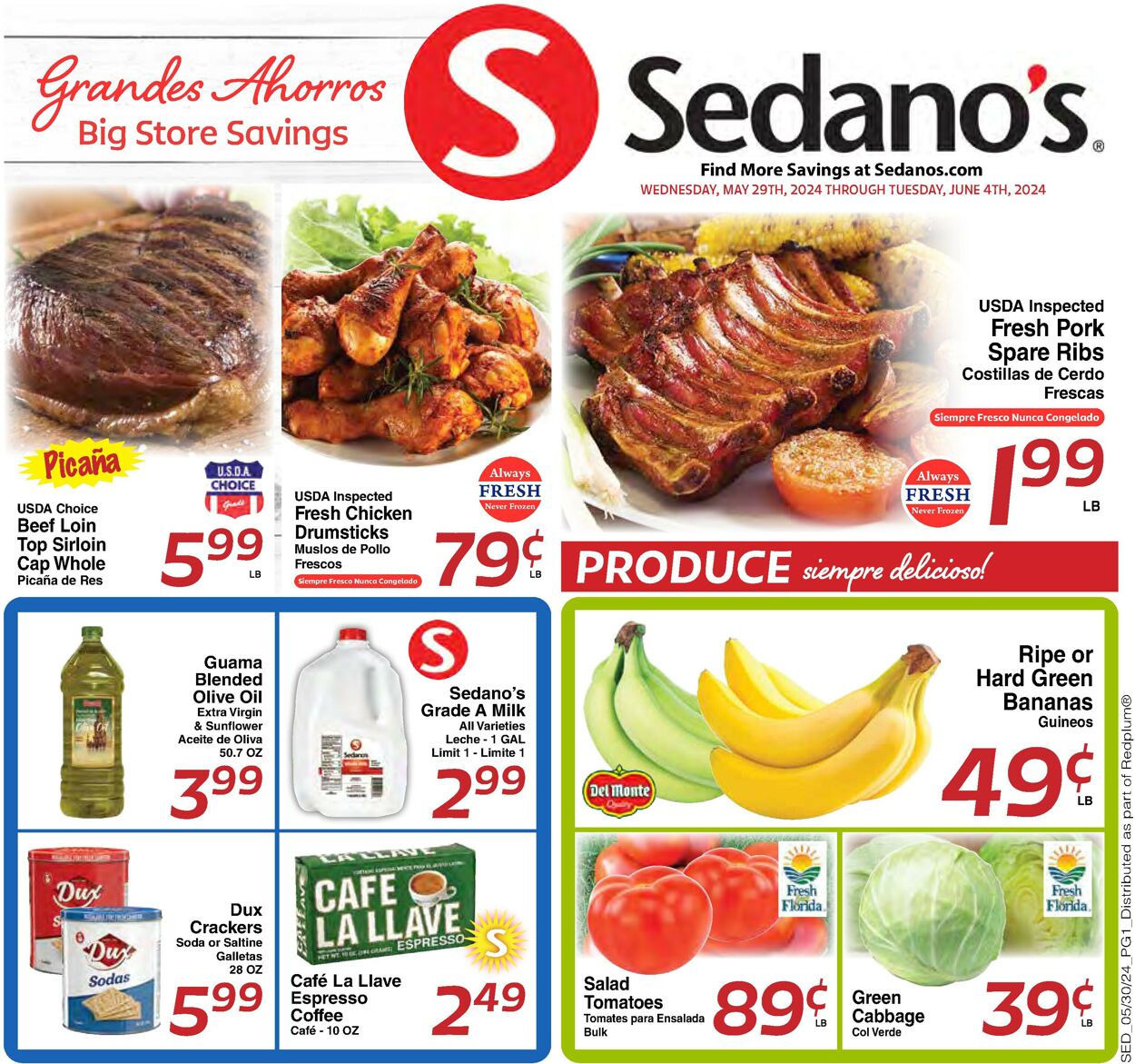 Catalogue Sedano's from 05/29/2024