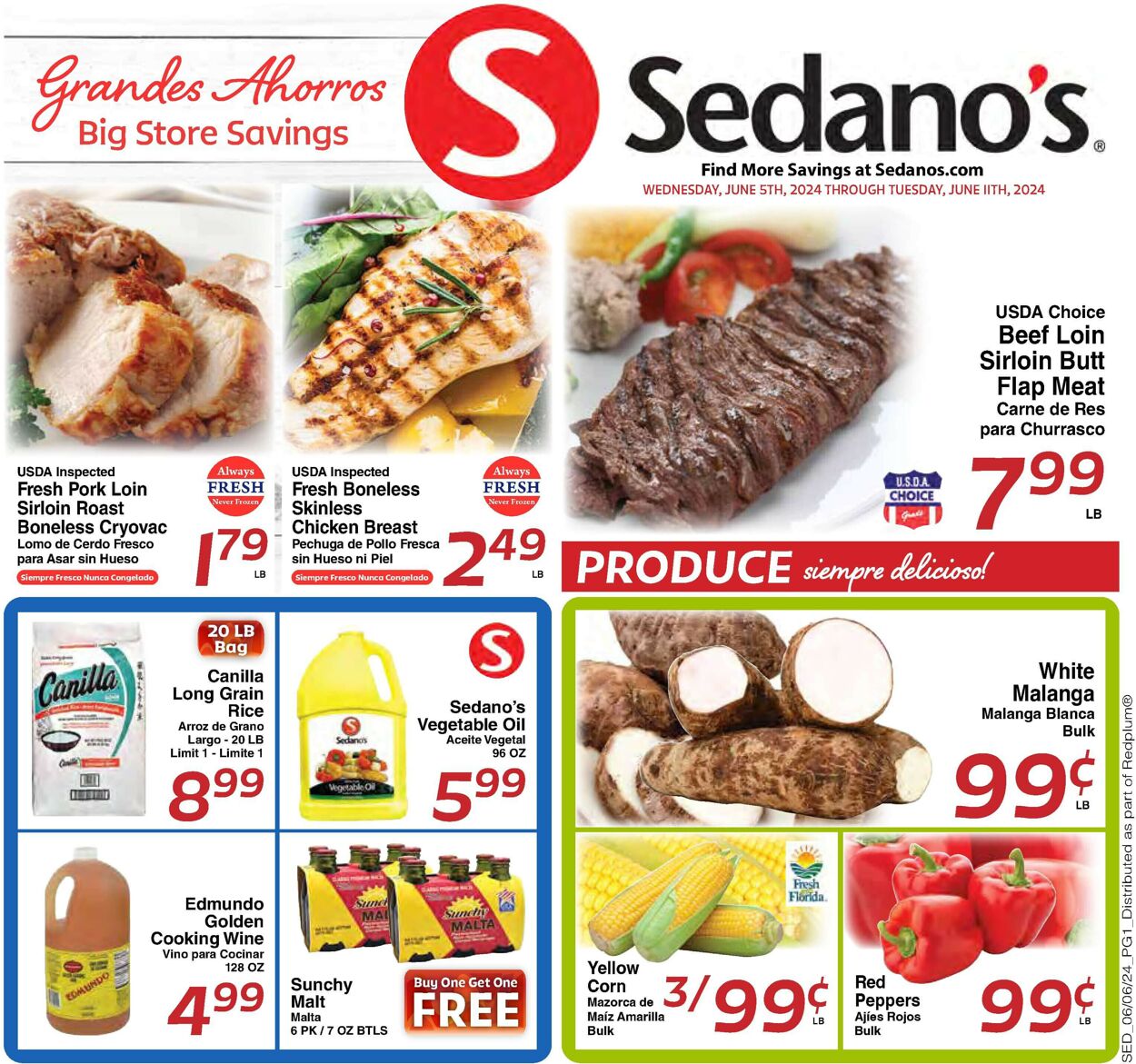 Catalogue Sedano's from 06/05/2024