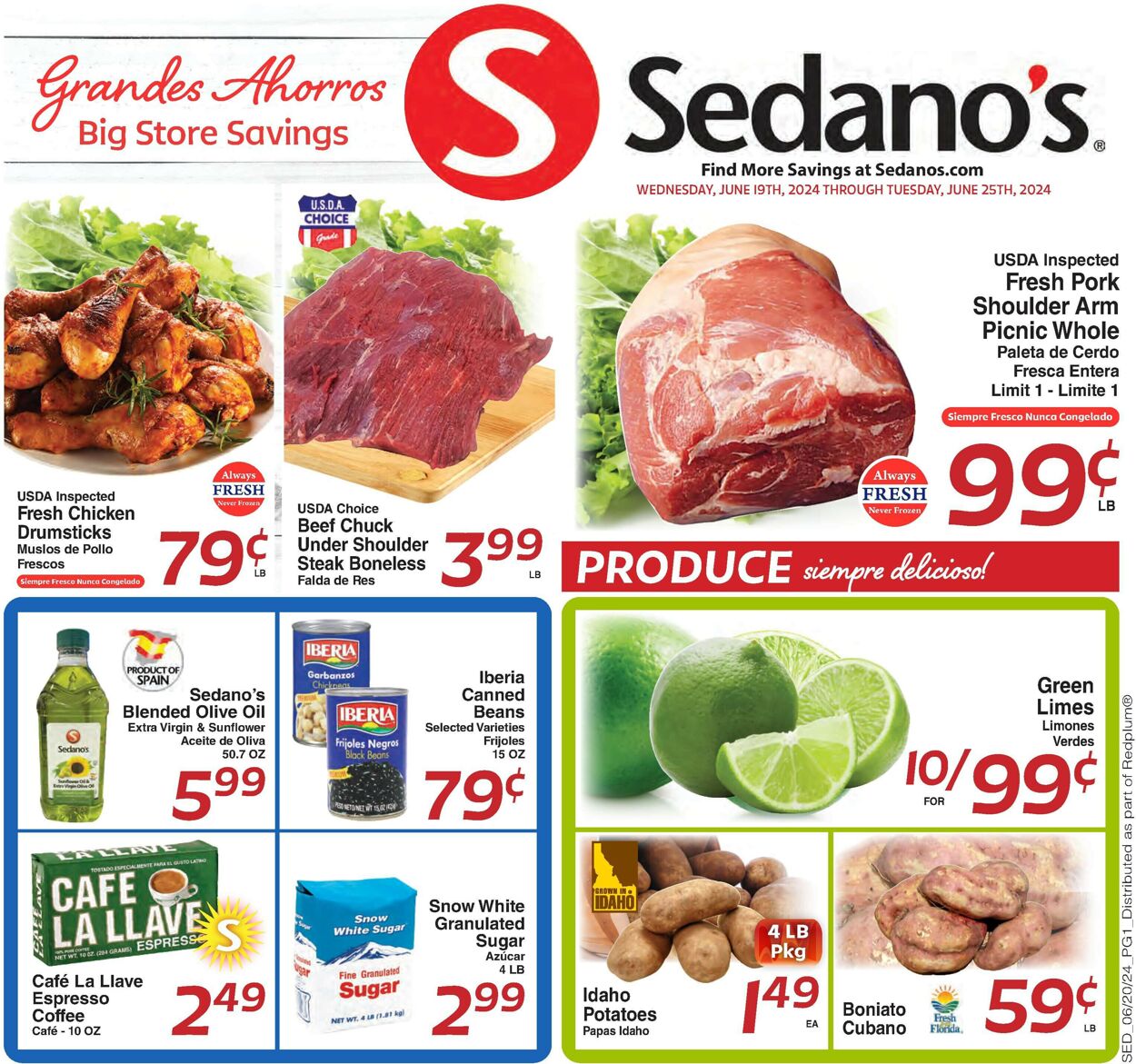 Catalogue Sedano's from 06/19/2024