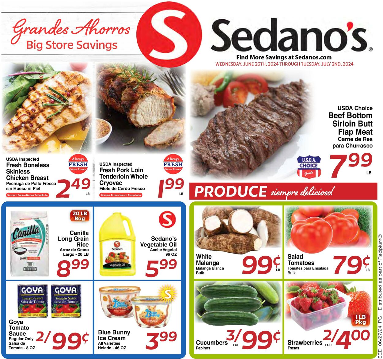 Catalogue Sedano's from 06/26/2024