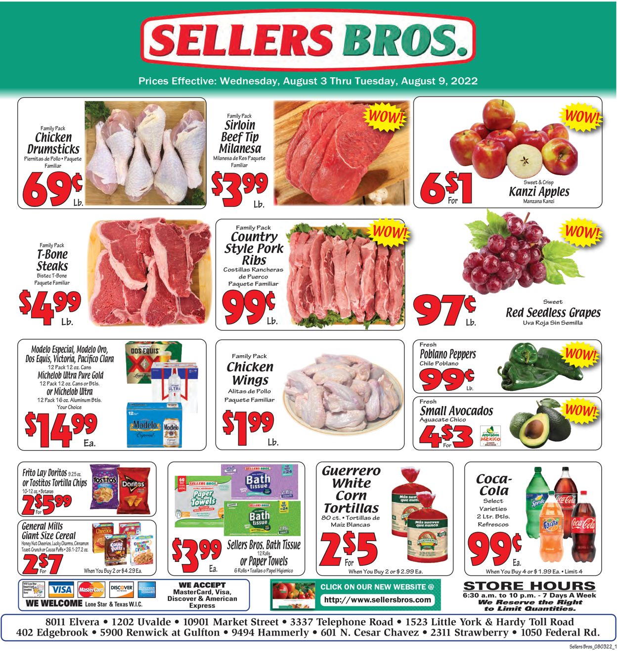 Catalogue Sellers Bros. from 08/03/2022