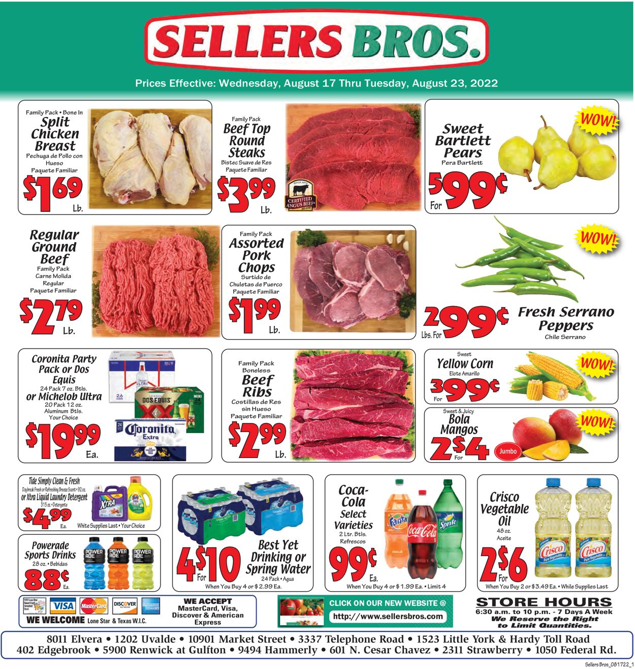 Catalogue Sellers Bros. from 08/17/2022