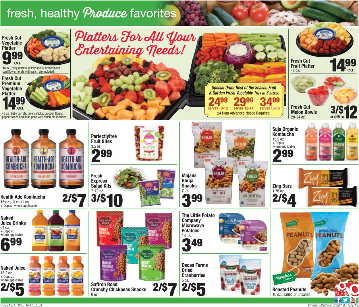 Catalogue Shaw’s from 03/29/2019