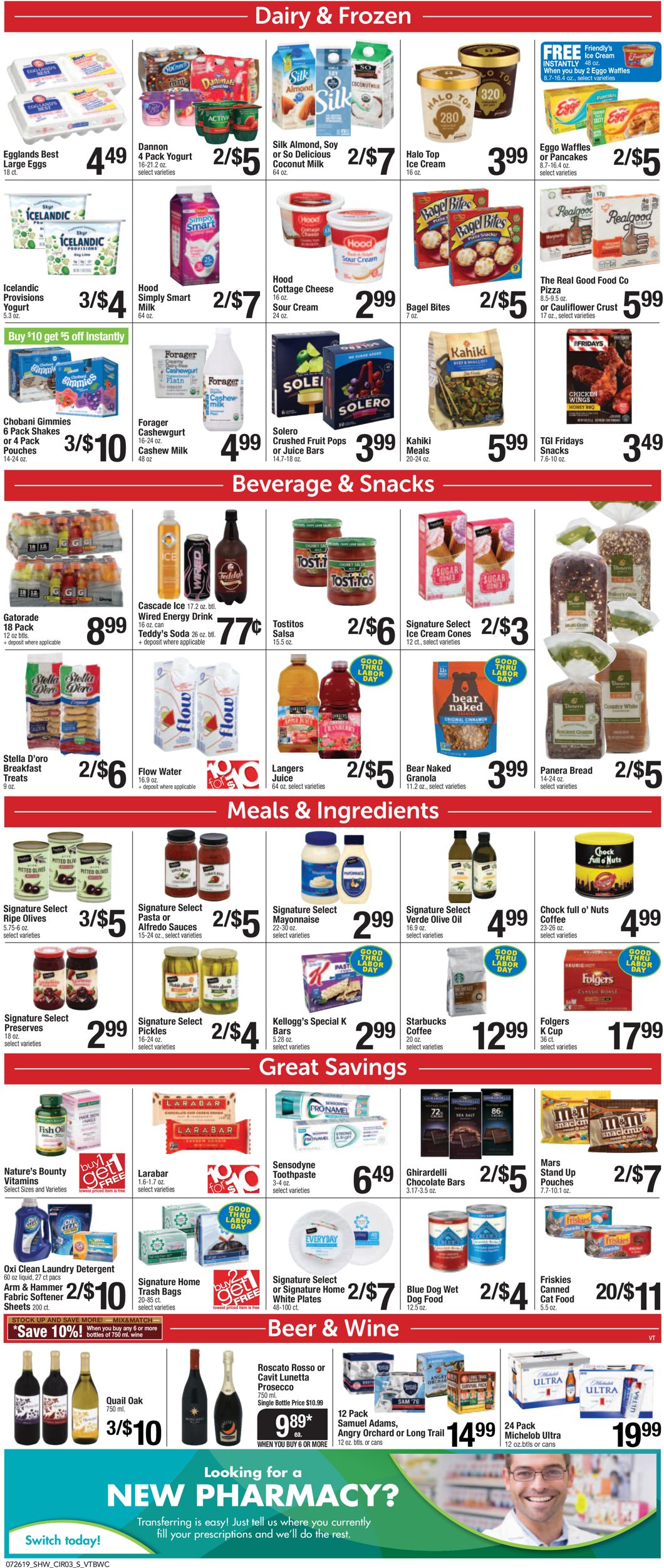 Catalogue Shaw’s from 07/26/2019