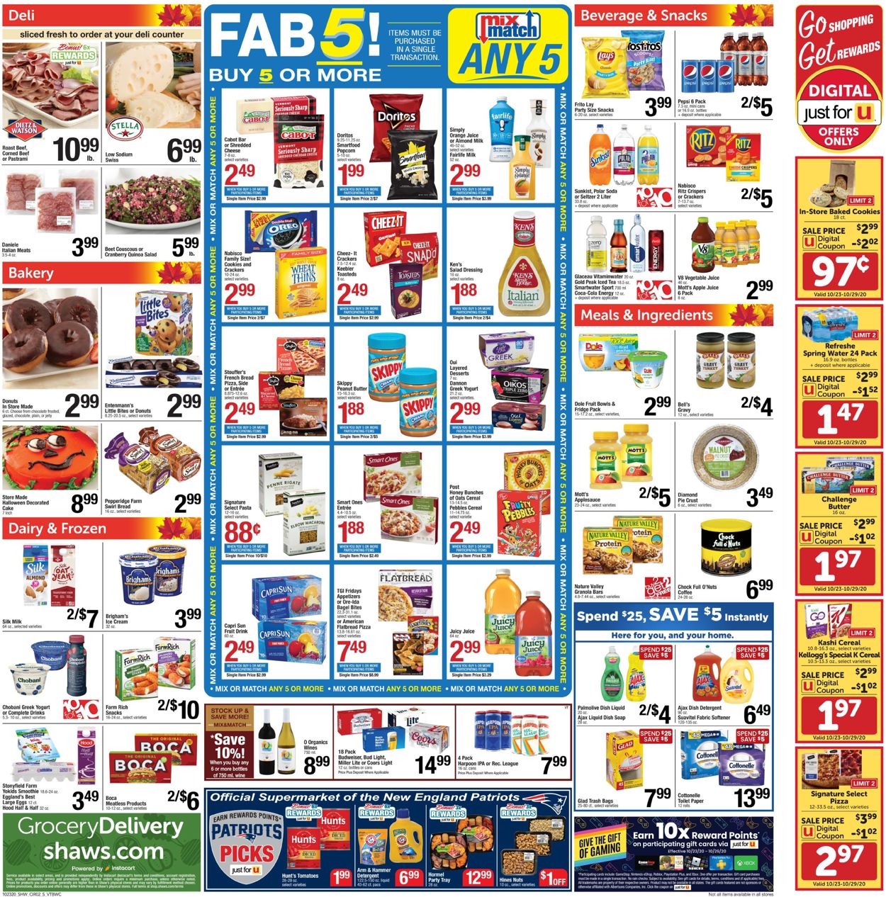 Catalogue Shaw’s from 10/23/2020