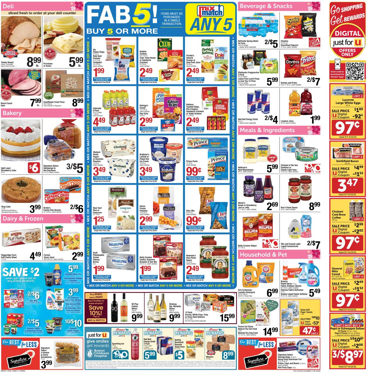 Catalogue Shaw’s from 05/07/2021