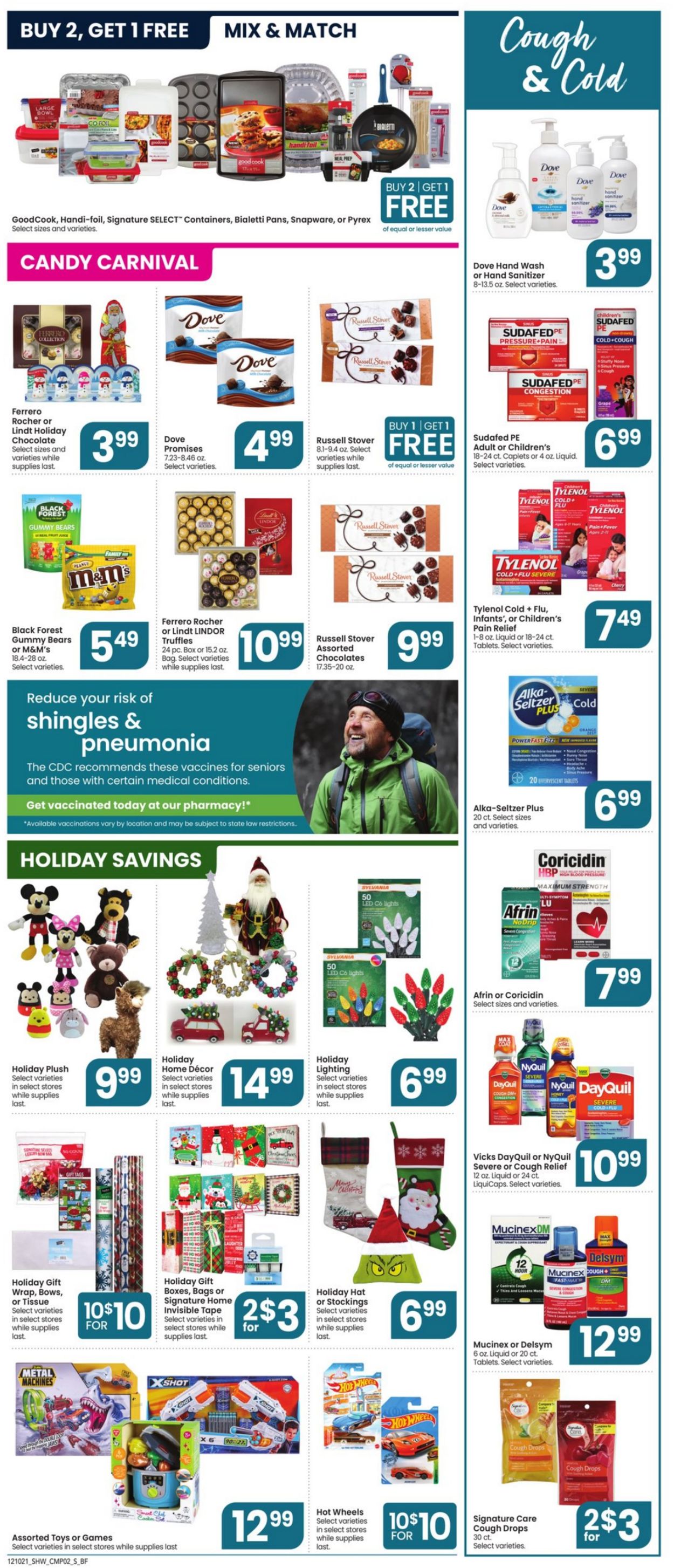 Catalogue Shaw’s HOLIDAY 2021 from 12/10/2021