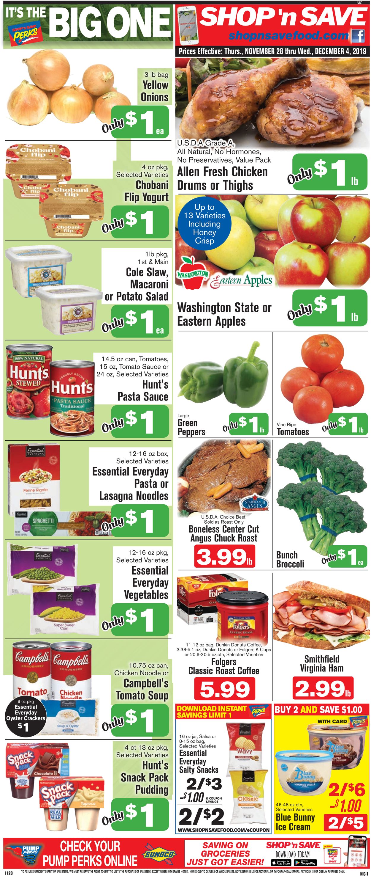 Catalogue Shop ‘n Save from 11/28/2019