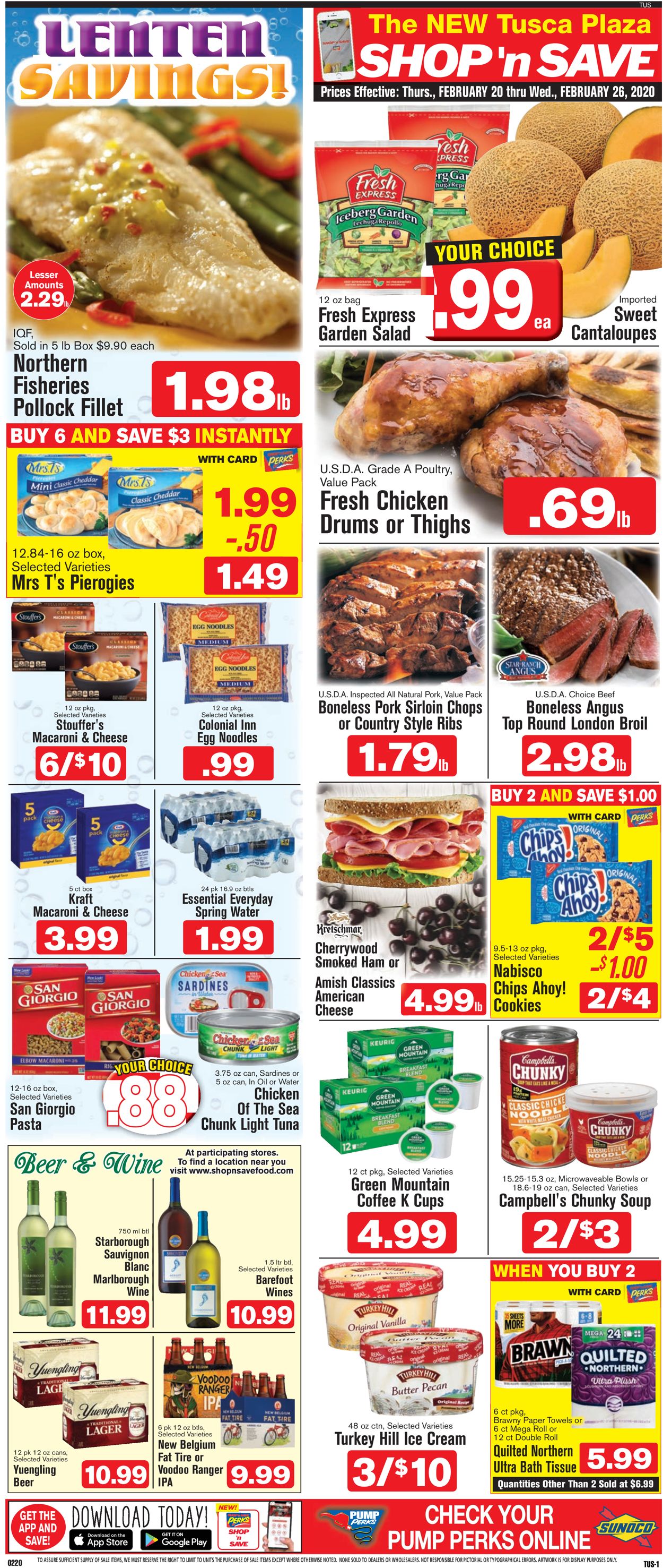 Catalogue Shop ‘n Save from 02/20/2020