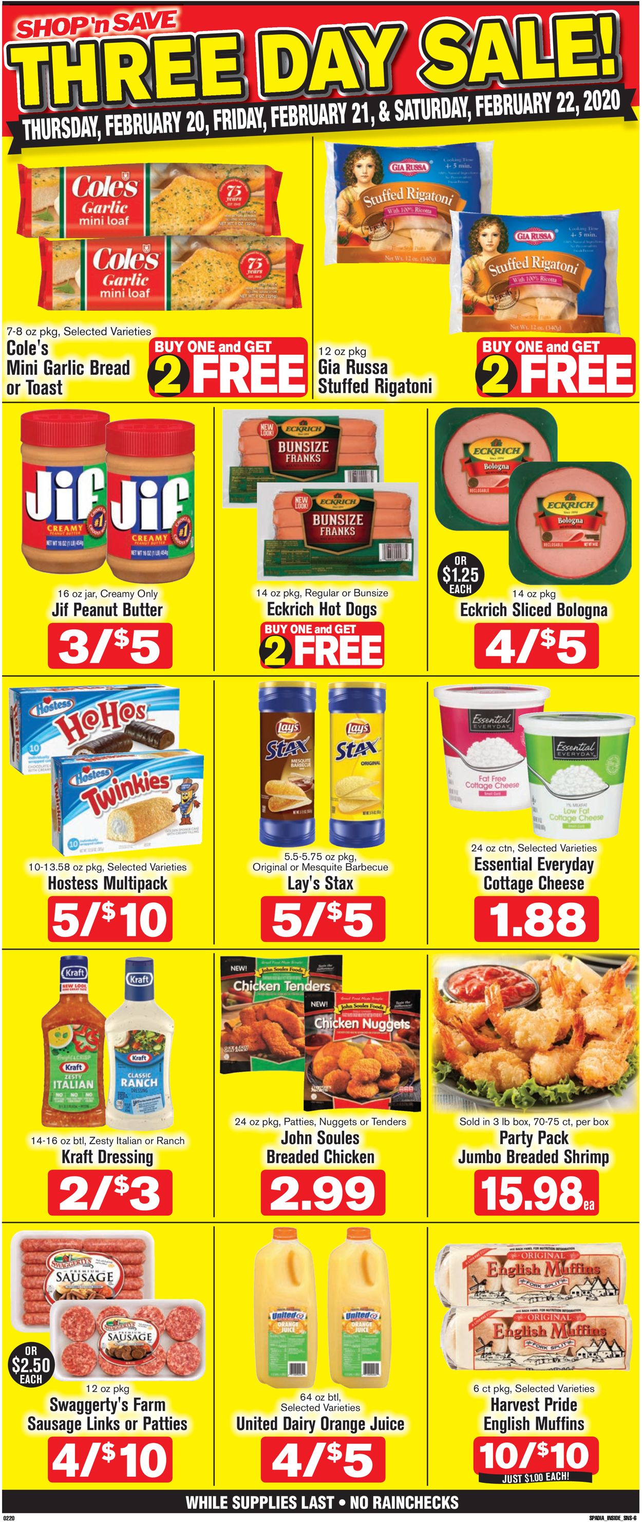 Catalogue Shop ‘n Save from 02/20/2020