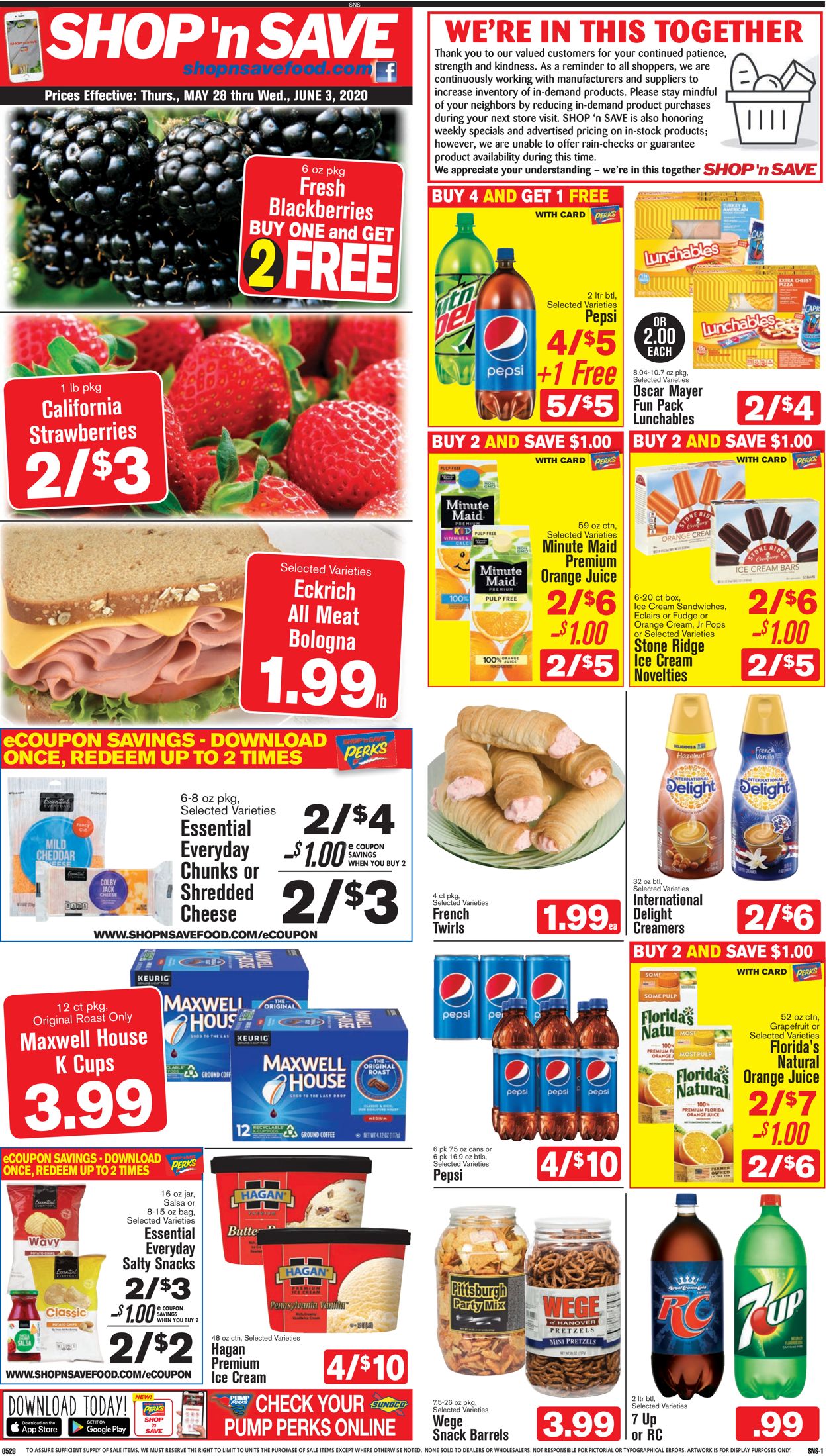 Catalogue Shop ‘n Save from 05/28/2020