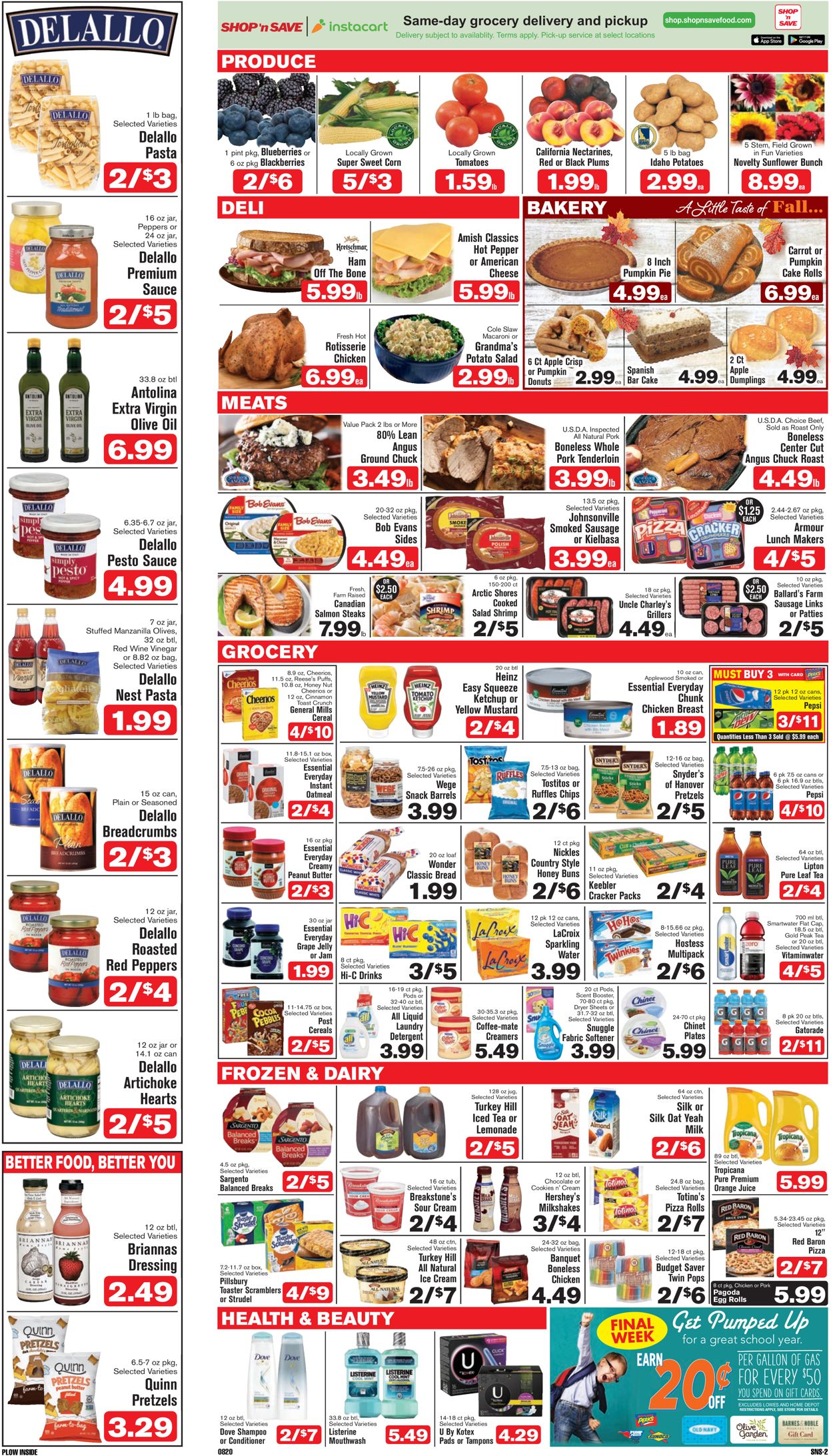 Catalogue Shop ‘n Save from 08/20/2020
