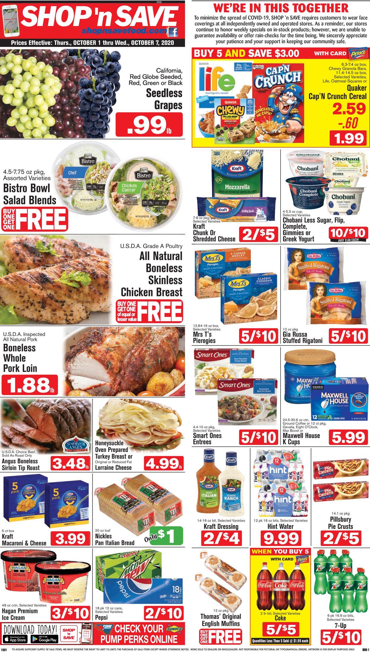 Catalogue Shop ‘n Save from 10/01/2020