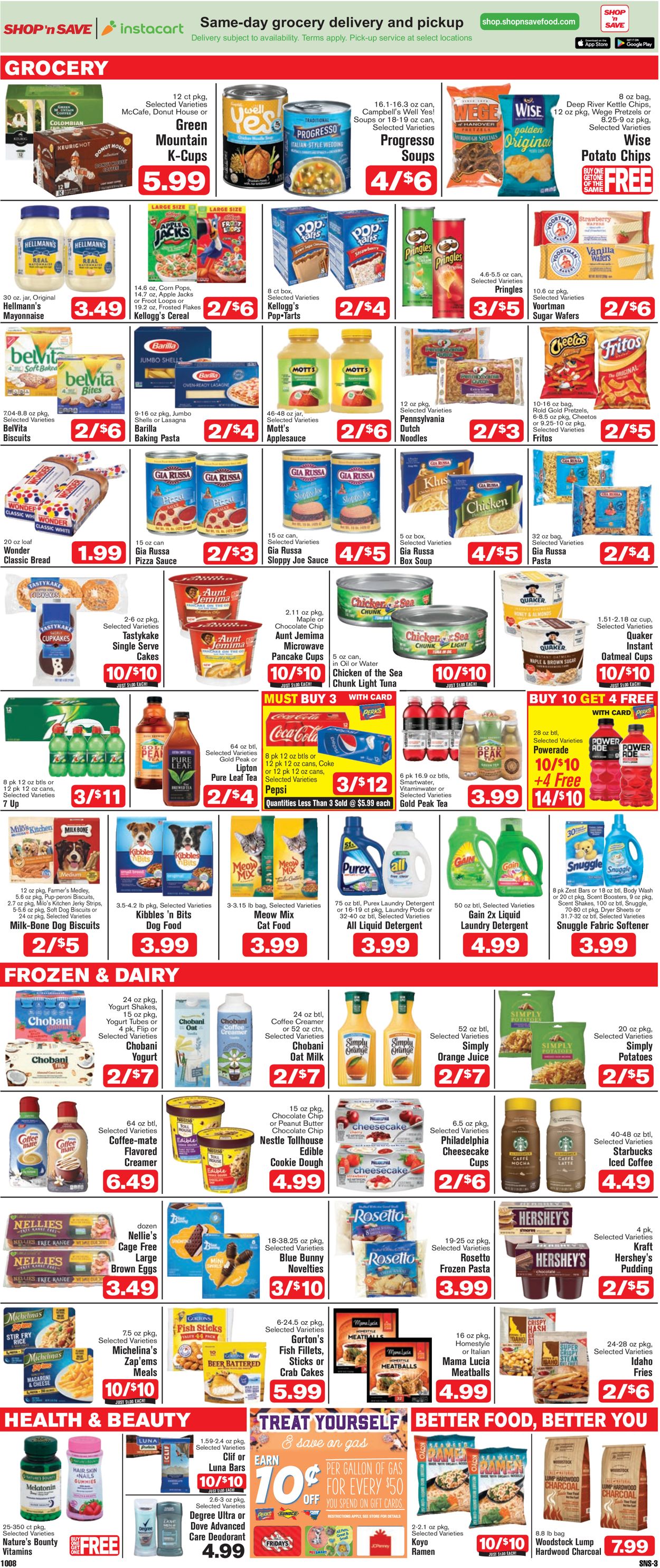 Catalogue Shop ‘n Save from 10/08/2020