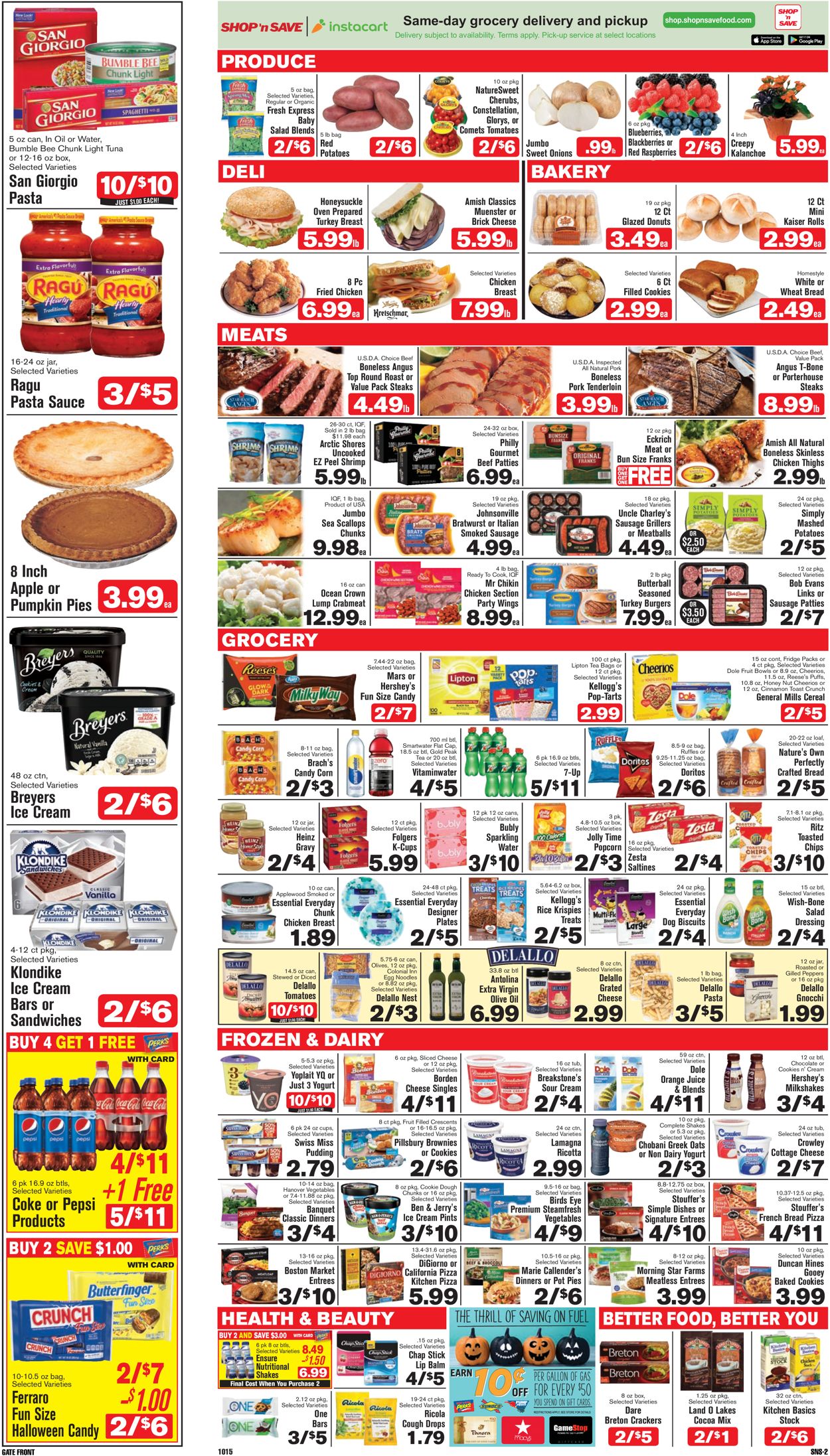 Catalogue Shop ‘n Save from 10/15/2020