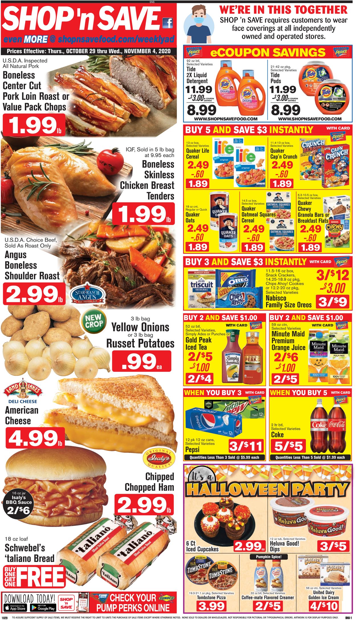 Catalogue Shop ‘n Save from 10/29/2020
