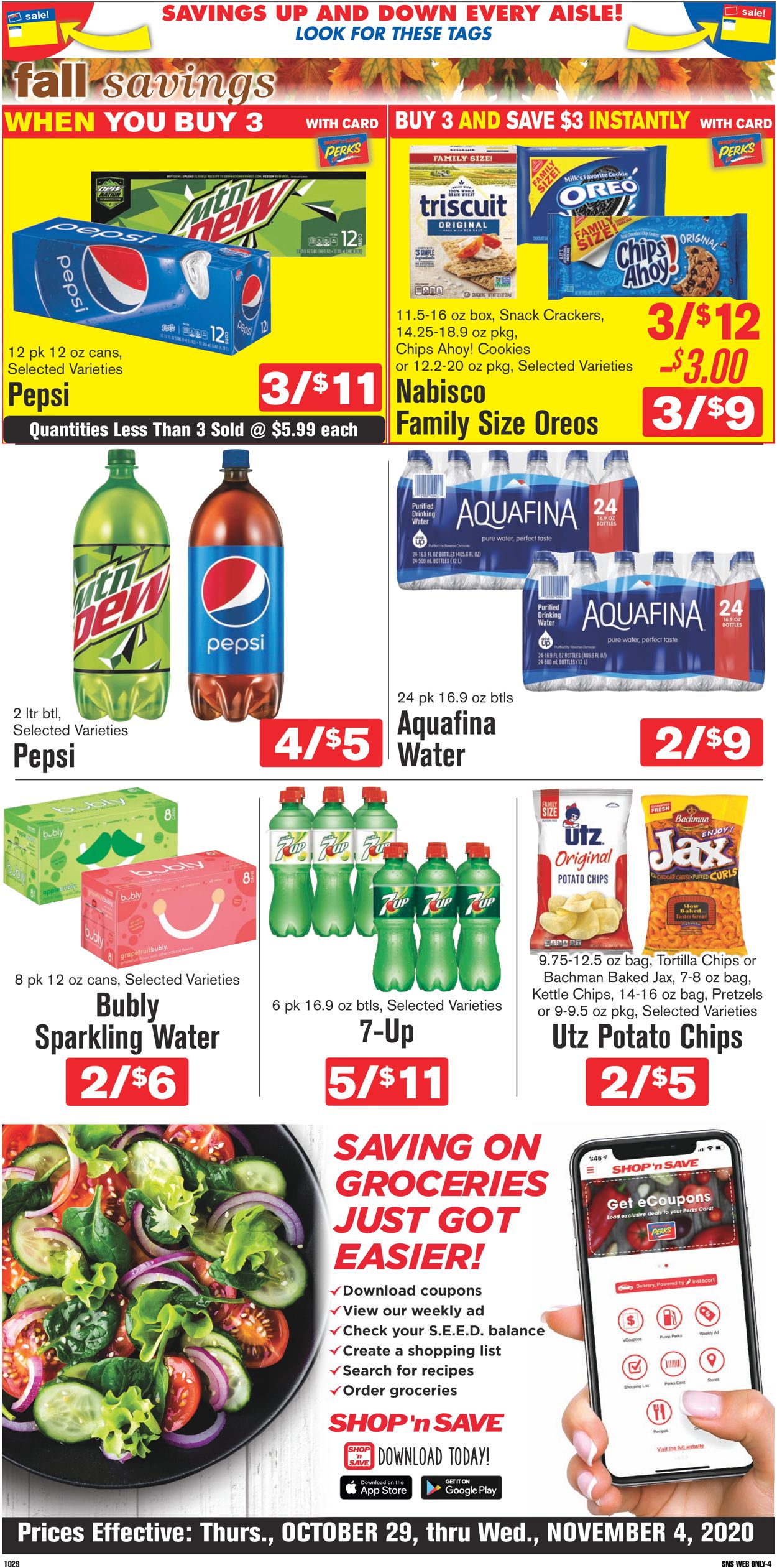 Catalogue Shop ‘n Save from 10/29/2020