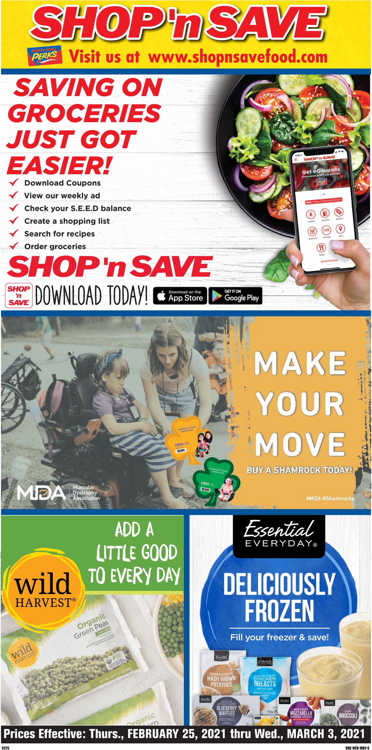 Catalogue Shop ‘n Save from 02/25/2021