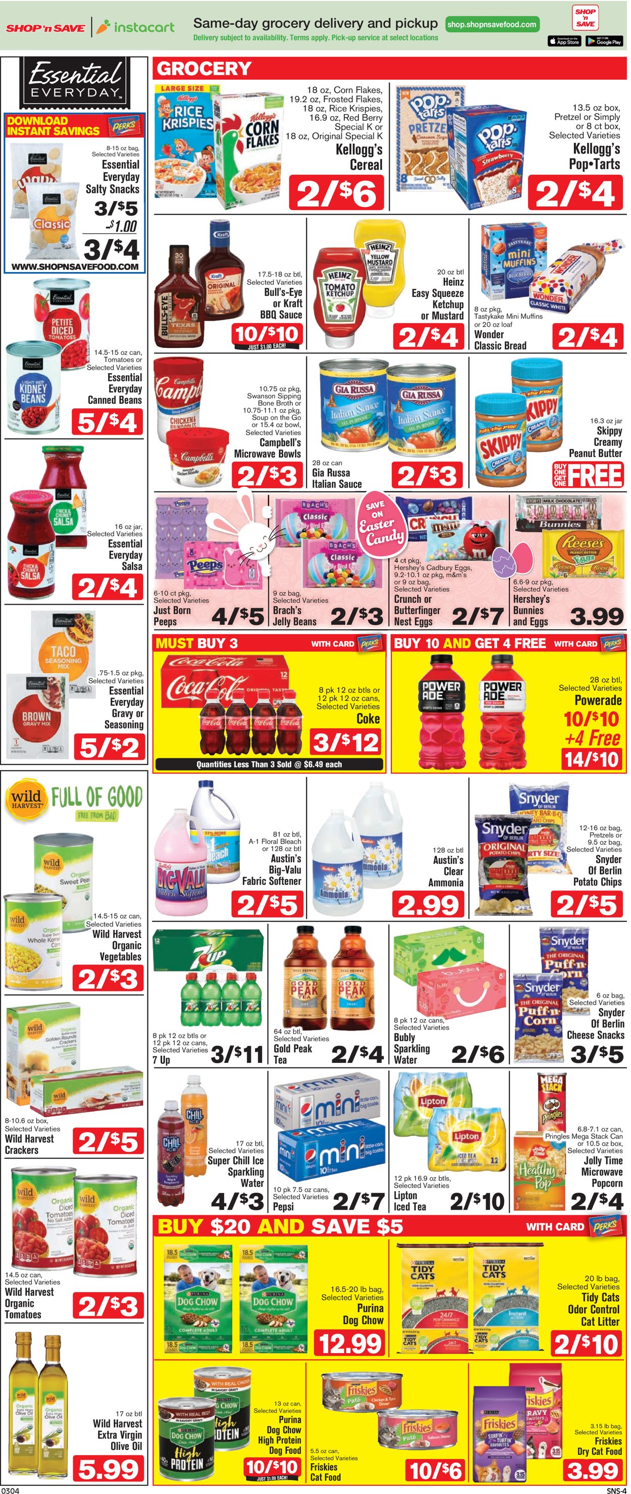 Catalogue Shop ‘n Save from 03/04/2021