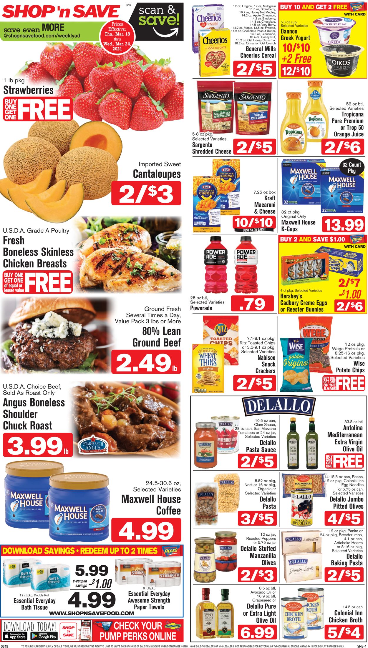 Catalogue Shop ‘n Save from 03/18/2021