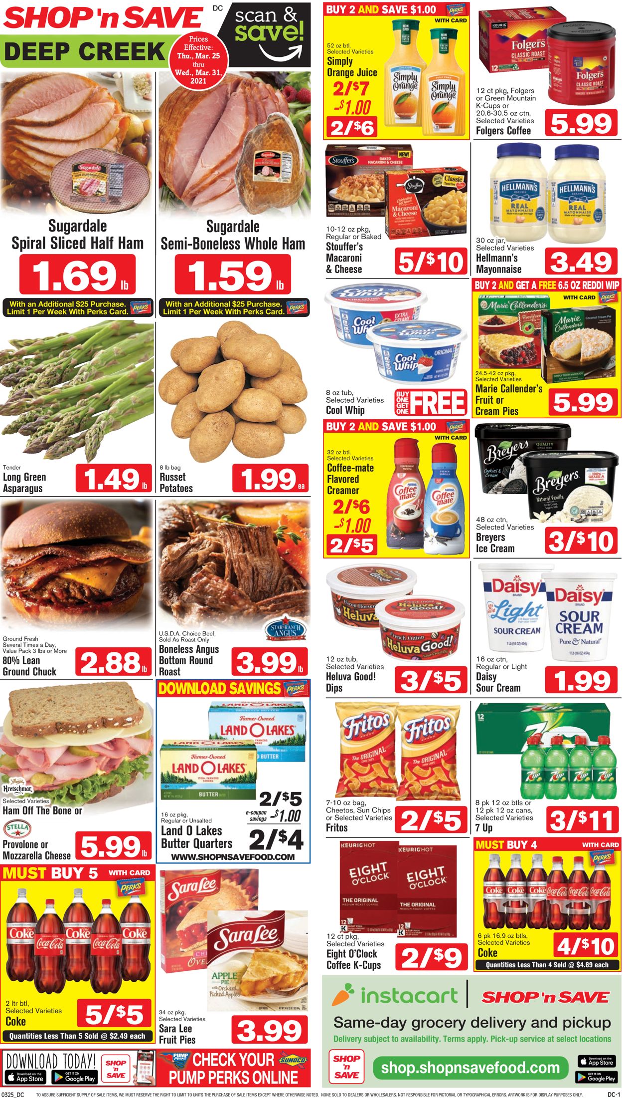 Catalogue Shop ‘n Save from 03/25/2021