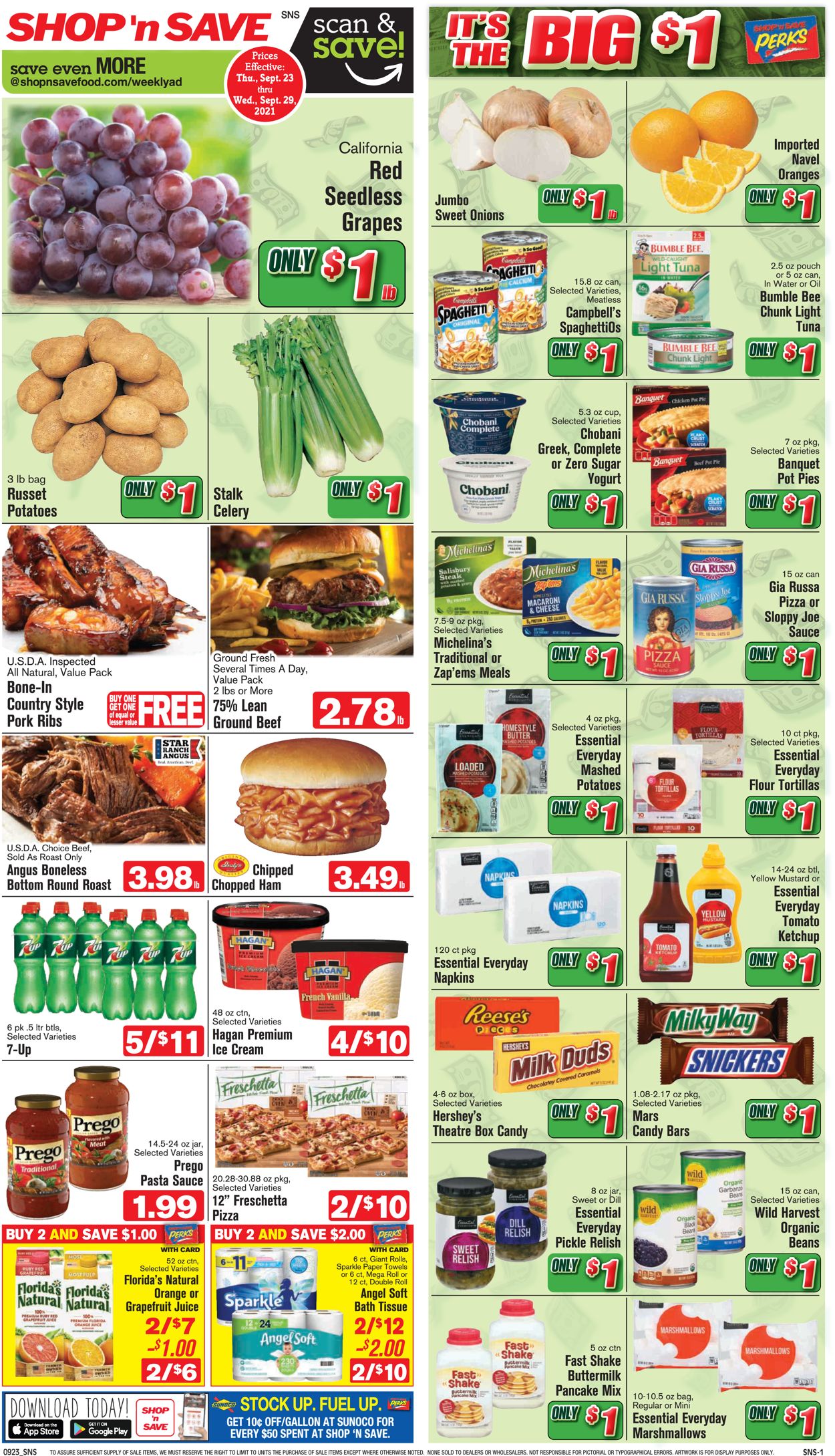 Catalogue Shop ‘n Save from 09/23/2021