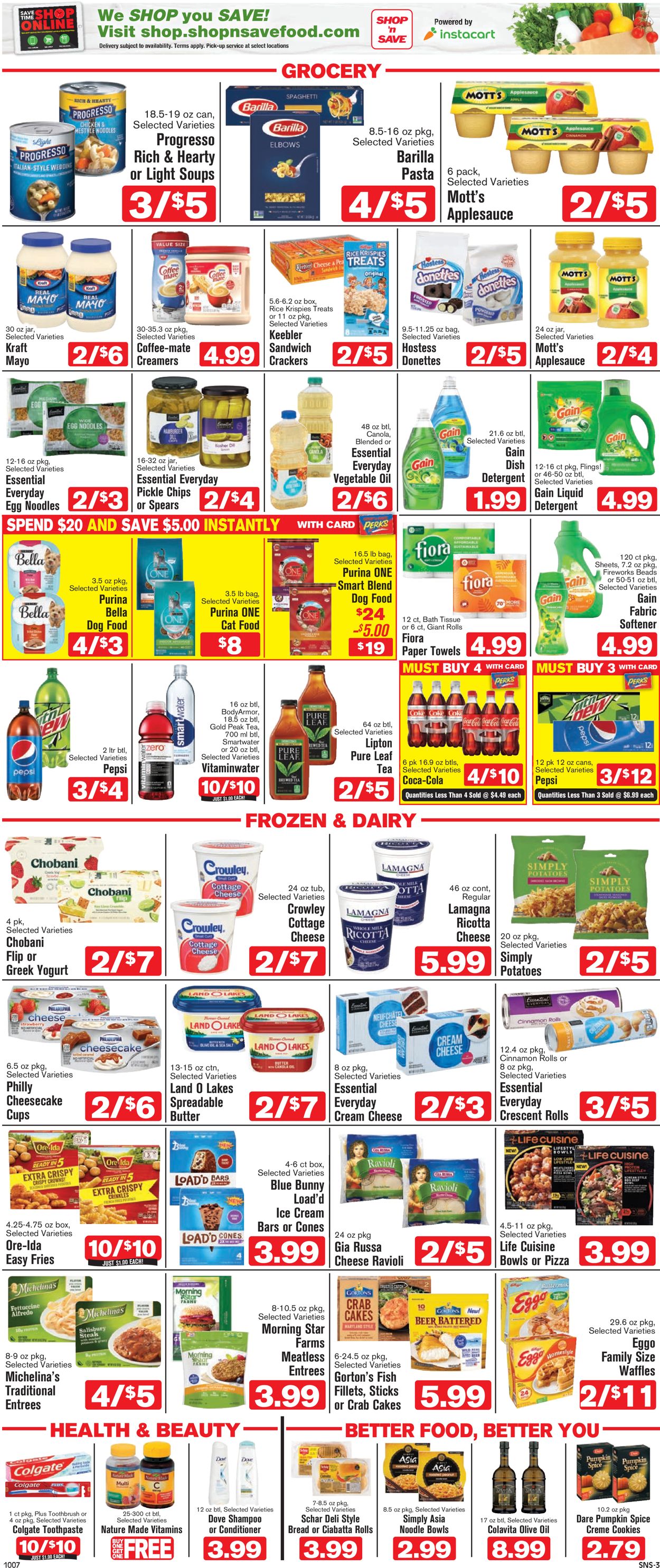 Catalogue Shop ‘n Save from 10/07/2021