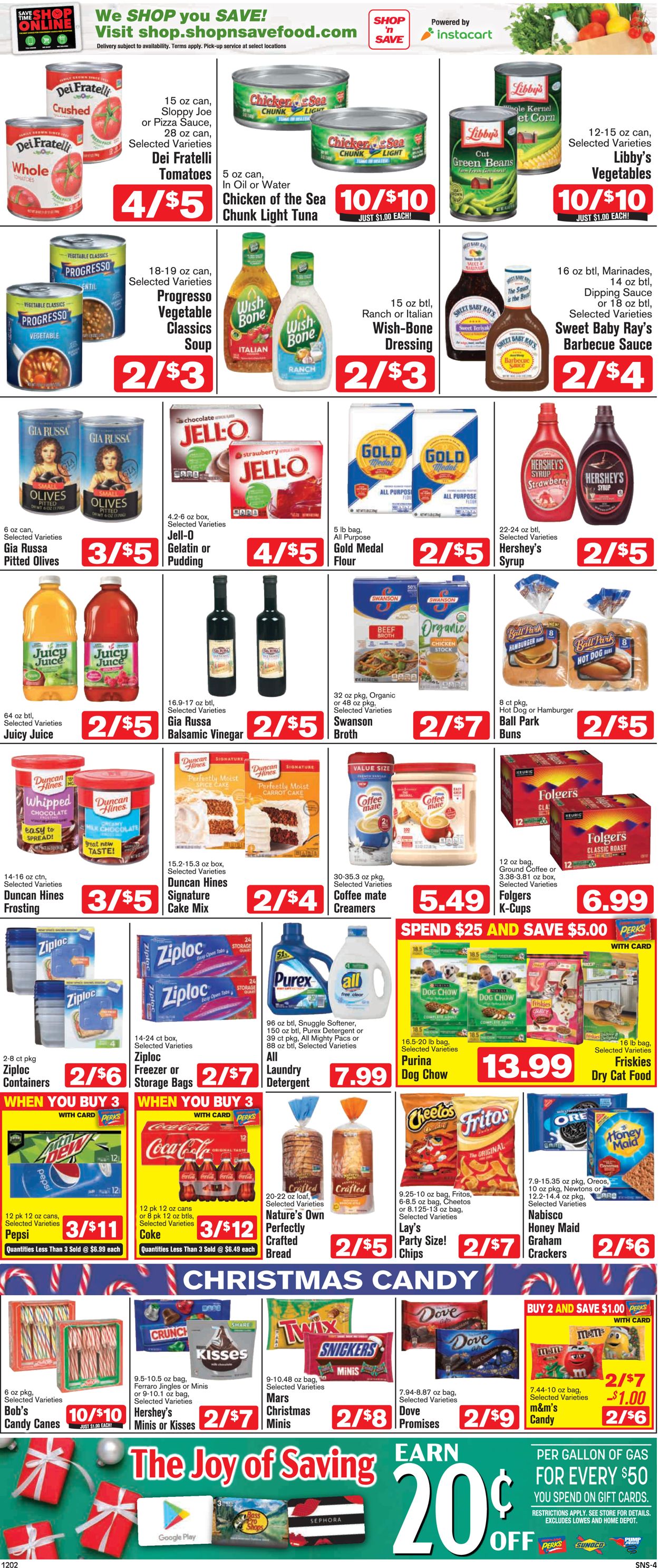 Catalogue Shop ‘n Save HOLIDAY 2021 from 12/02/2021