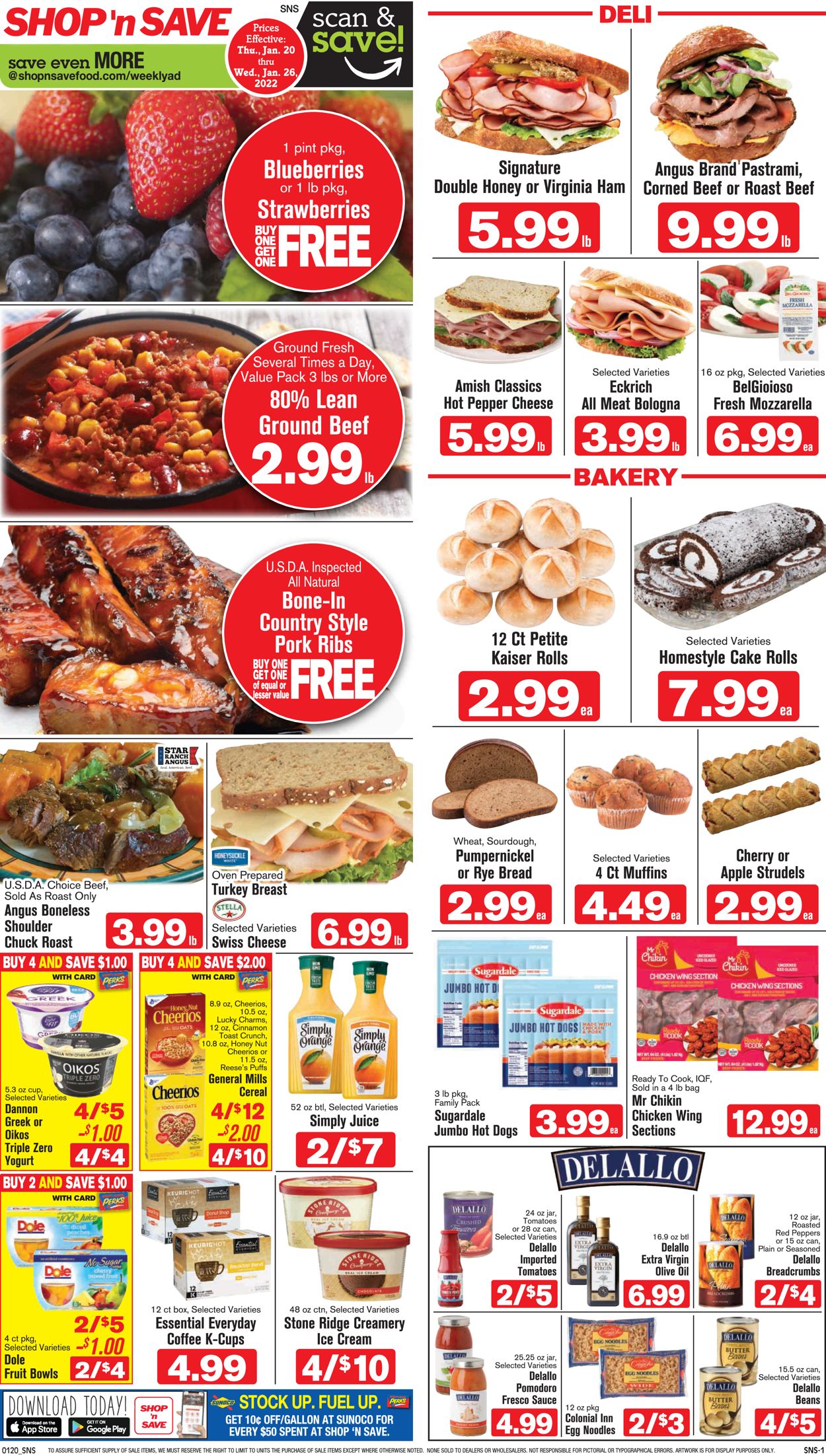 Catalogue Shop ‘n Save from 01/20/2022