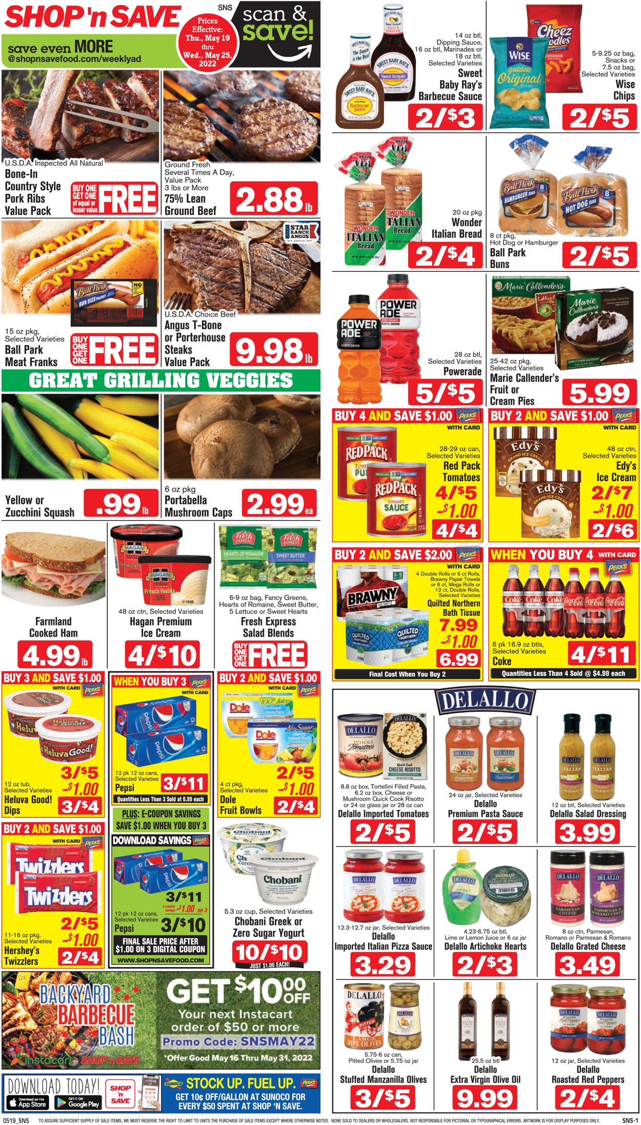 Catalogue Shop ‘n Save from 05/19/2022