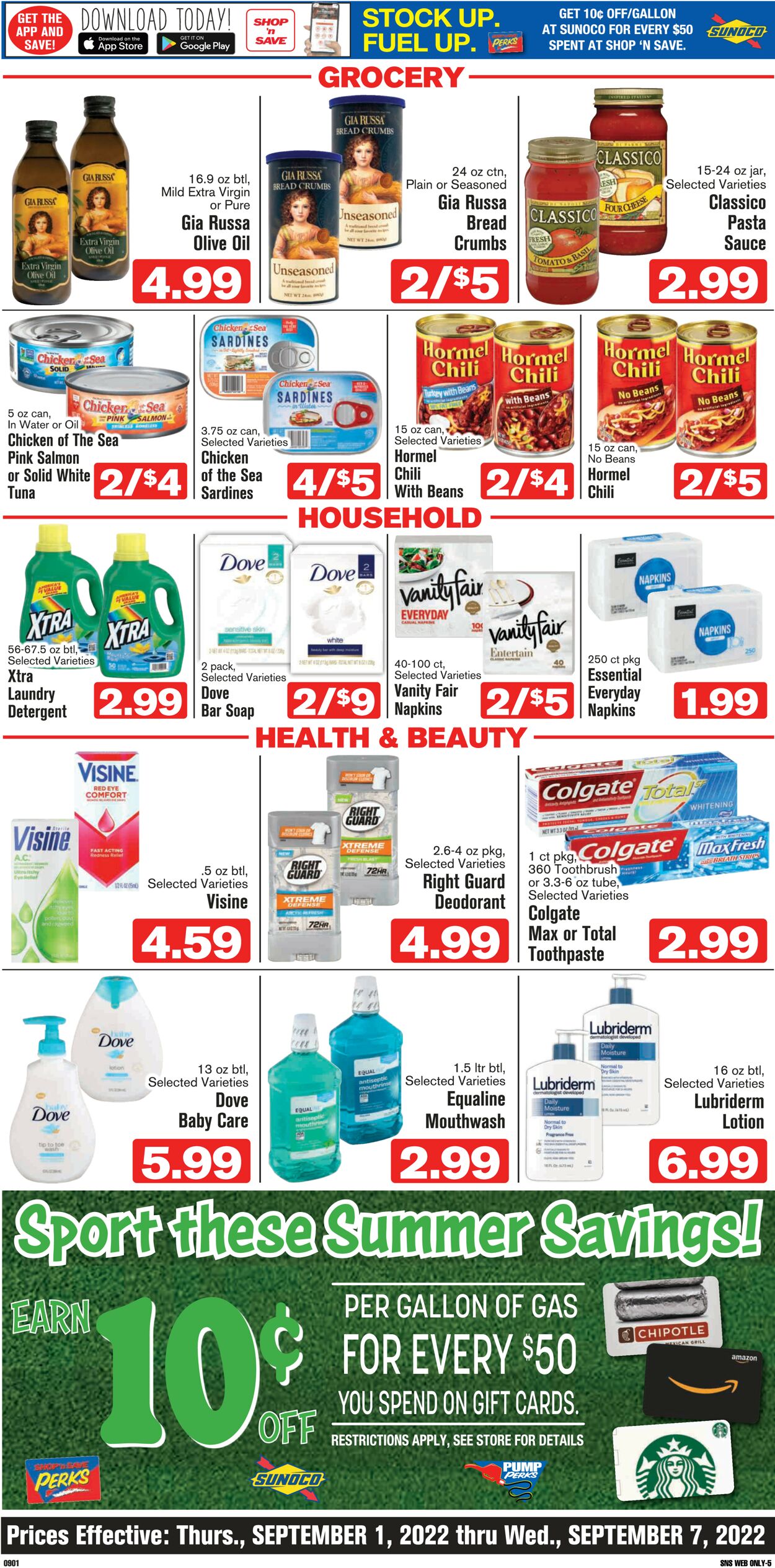 Catalogue Shop ‘n Save from 09/01/2022