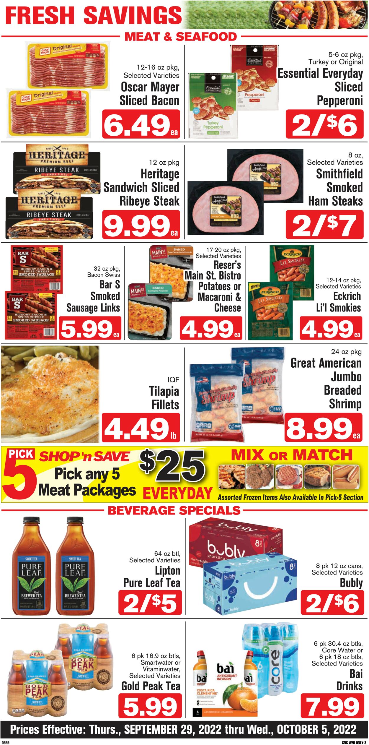 Catalogue Shop ‘n Save from 09/29/2022