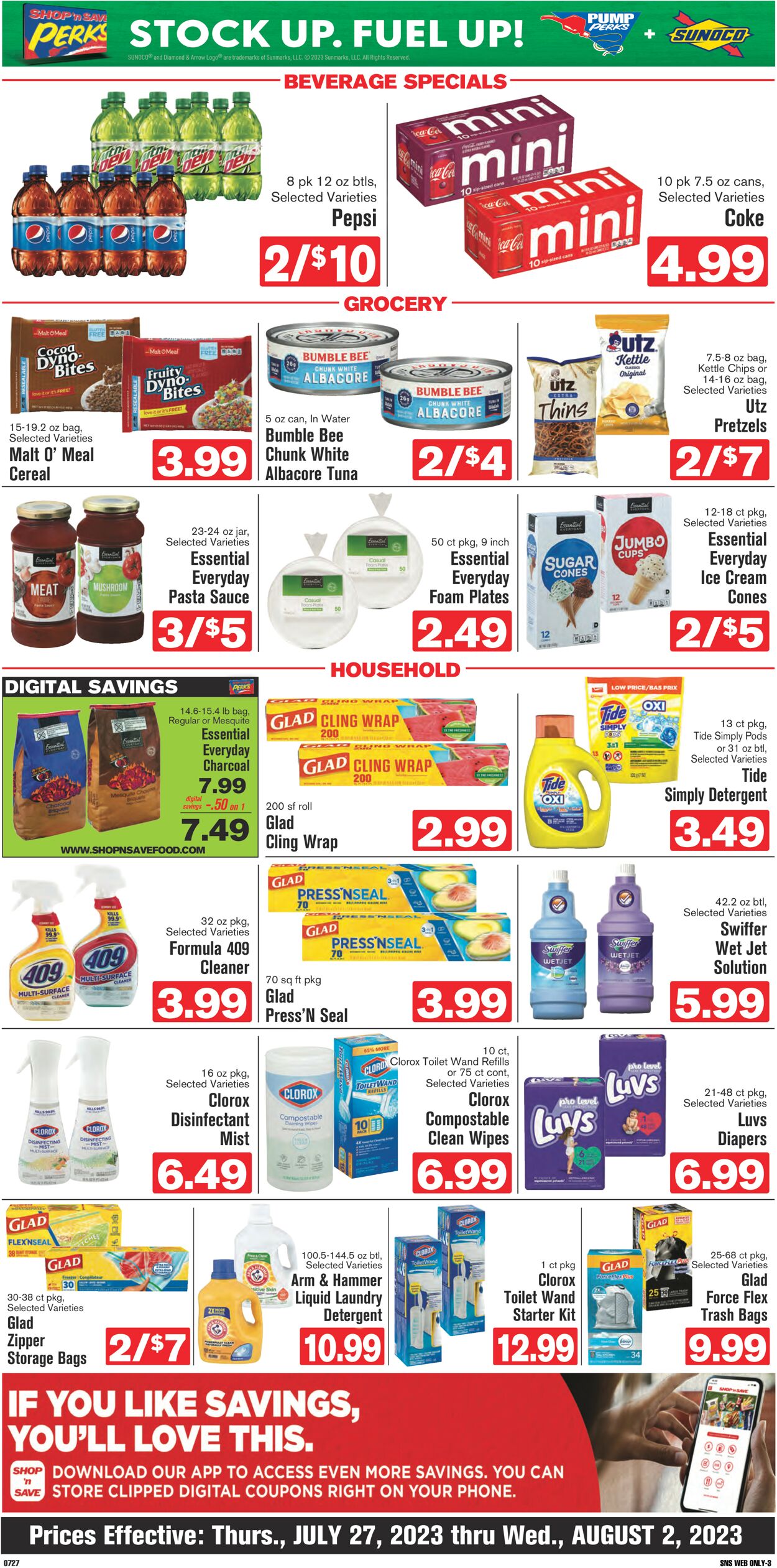 Catalogue Shop ‘n Save from 07/27/2023