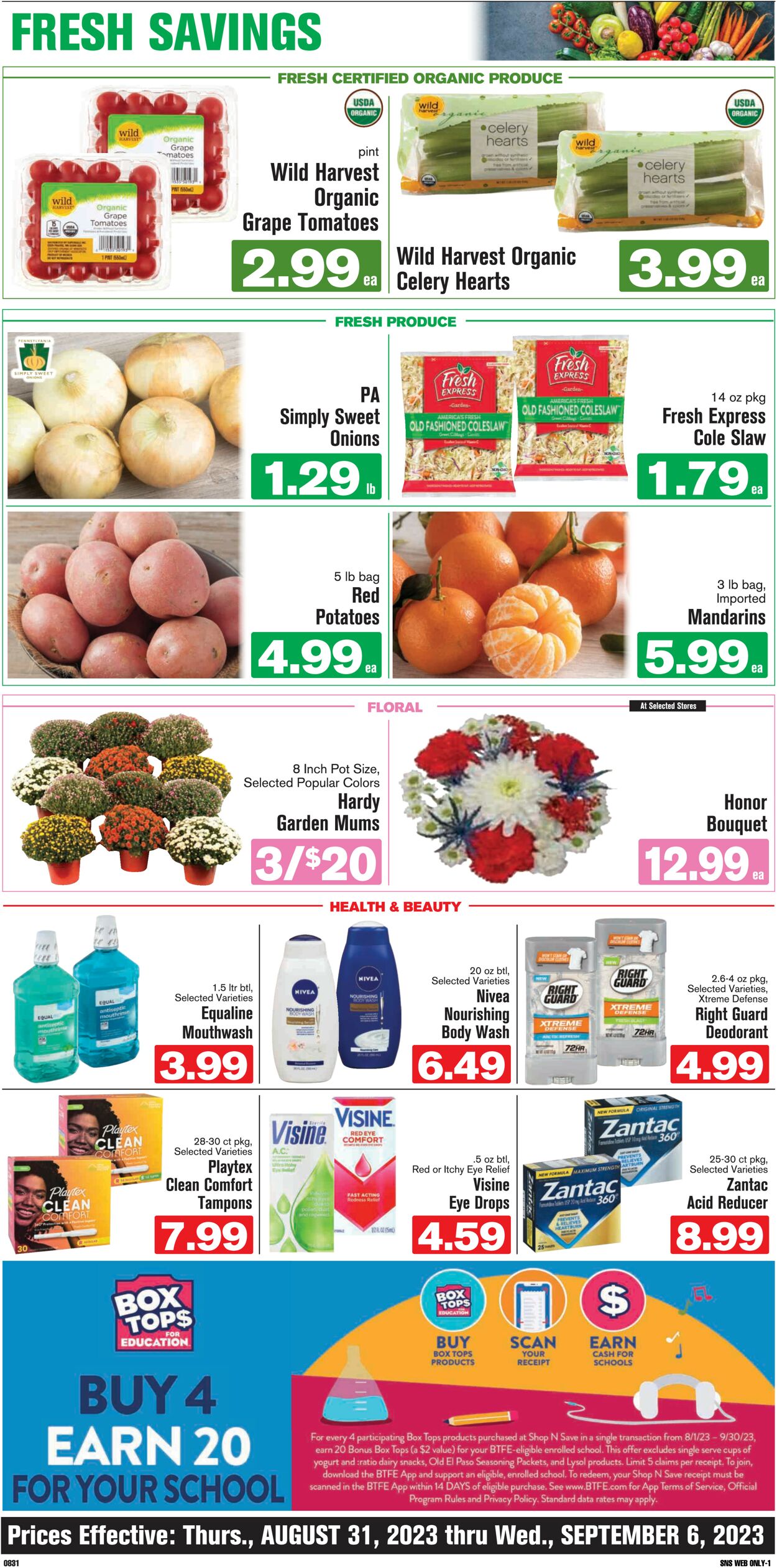 Catalogue Shop ‘n Save from 08/31/2023