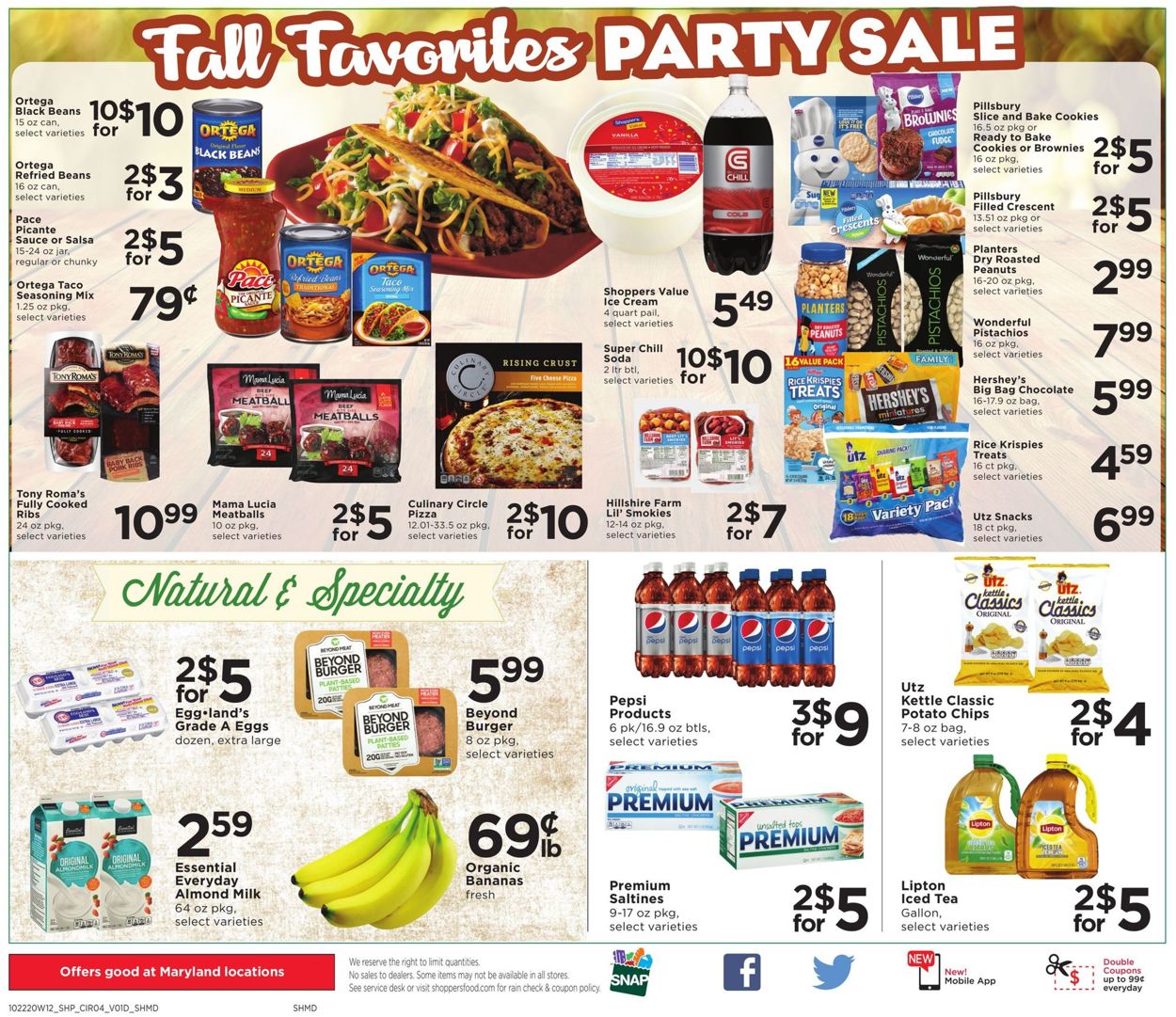 Catalogue Shoppers Food & Pharmacy from 10/22/2020