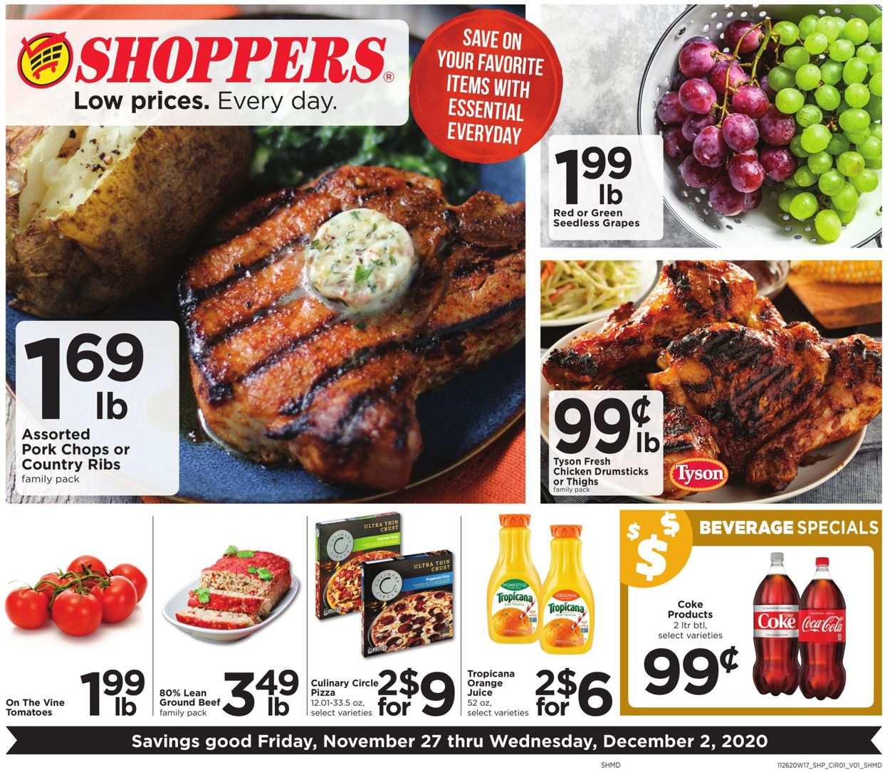 Catalogue Shoppers Food & Pharmacy Black Friday 2020 from 11/27/2020