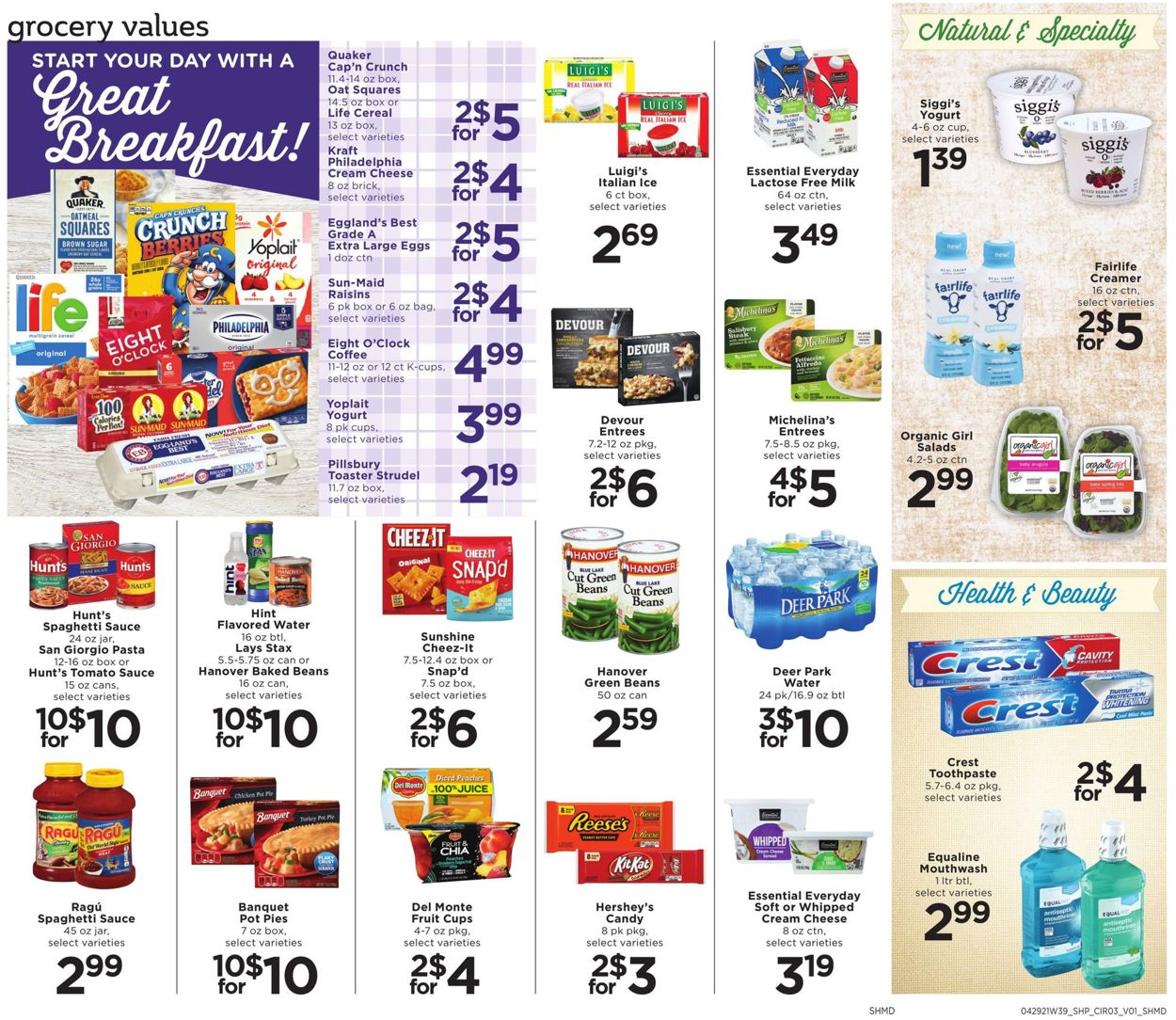Catalogue Shoppers Food & Pharmacy from 04/29/2021