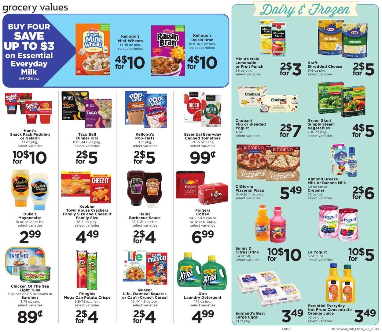 Catalogue Shoppers Food & Pharmacy from 07/15/2021