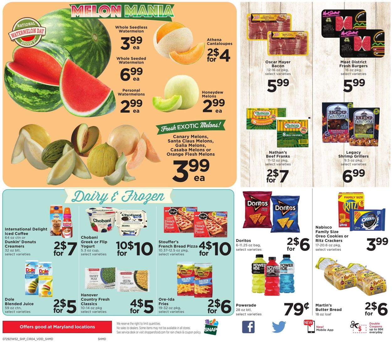 Catalogue Shoppers Food & Pharmacy from 07/29/2021