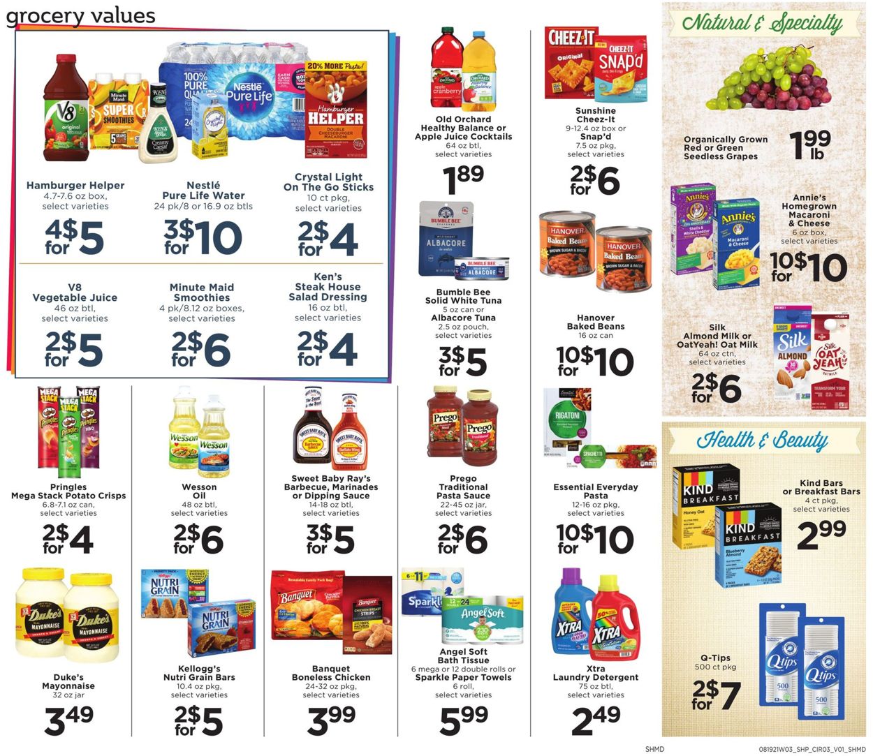Catalogue Shoppers Food & Pharmacy from 08/19/2021