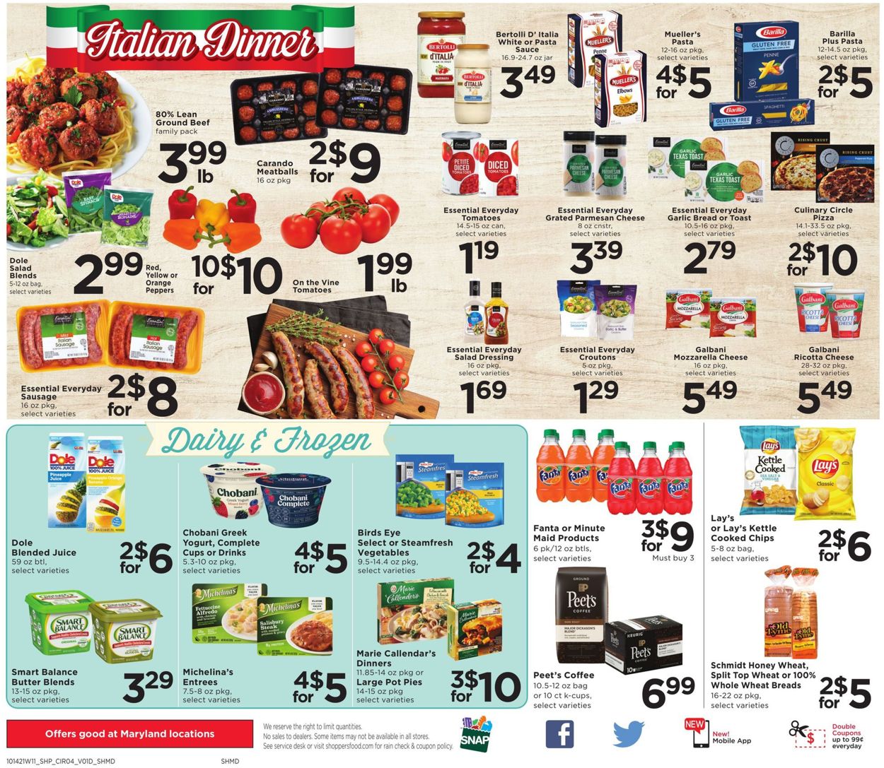 Catalogue Shoppers Food & Pharmacy from 10/14/2021
