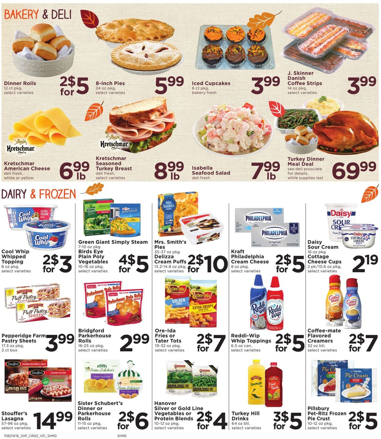 Catalogue Shoppers Food & Pharmacy THANKSGIVING 2021 from 11/18/2021