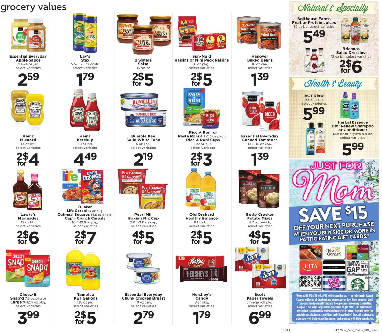 Catalogue Shoppers Food & Pharmacy from 04/28/2022